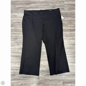 Athletic Pants By Lane Bryant In Black, Size: 4x Stretch Panel Comfy Feel