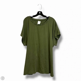 Top Short Sleeve Basic By Torrid In Green, Size: 3x Plus size clothing