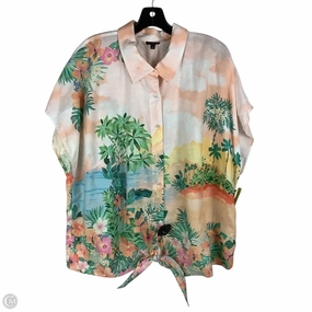 Top Short Sleeve By Talbots In Multi-colored, Size: 3x Chill Style Customizable