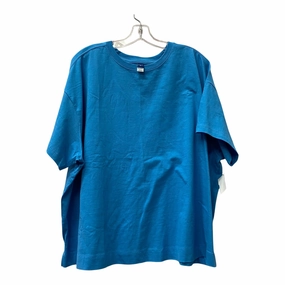 Top Ss Basic By Old Navy In Blue, Size:2X Cashmere combination ColorfastFabricTech