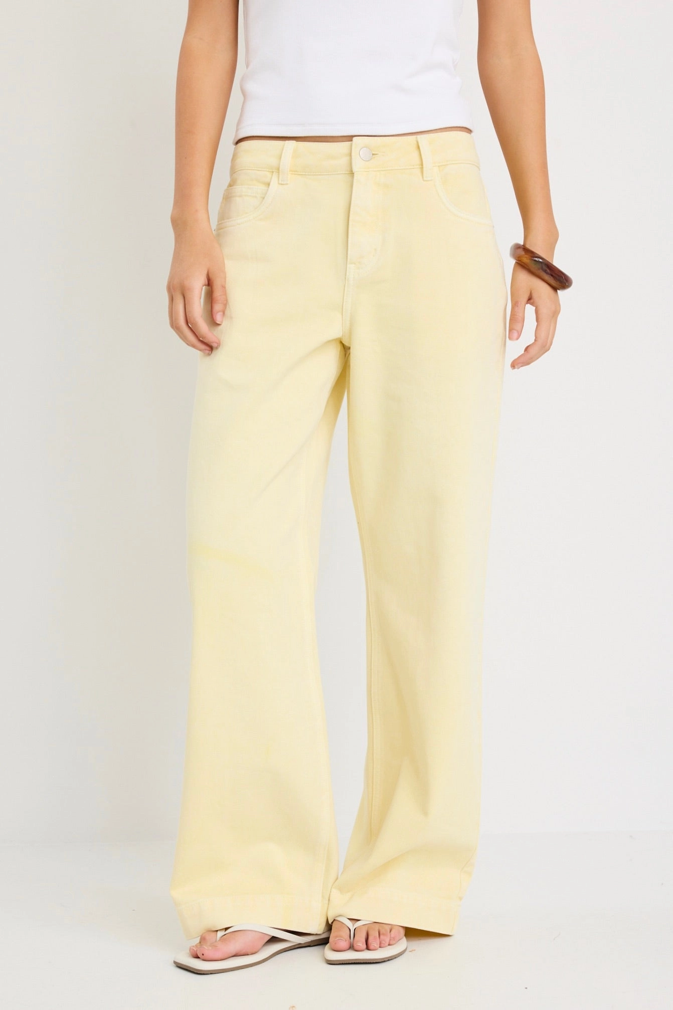 Relaxed Comfort Wear Dressy look Resolute Butter Wide Leg Jeans