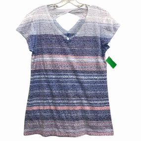 Top Ss By Earth Yoga In Blue, Size:Xl Unique Design Multi Purpose Wear