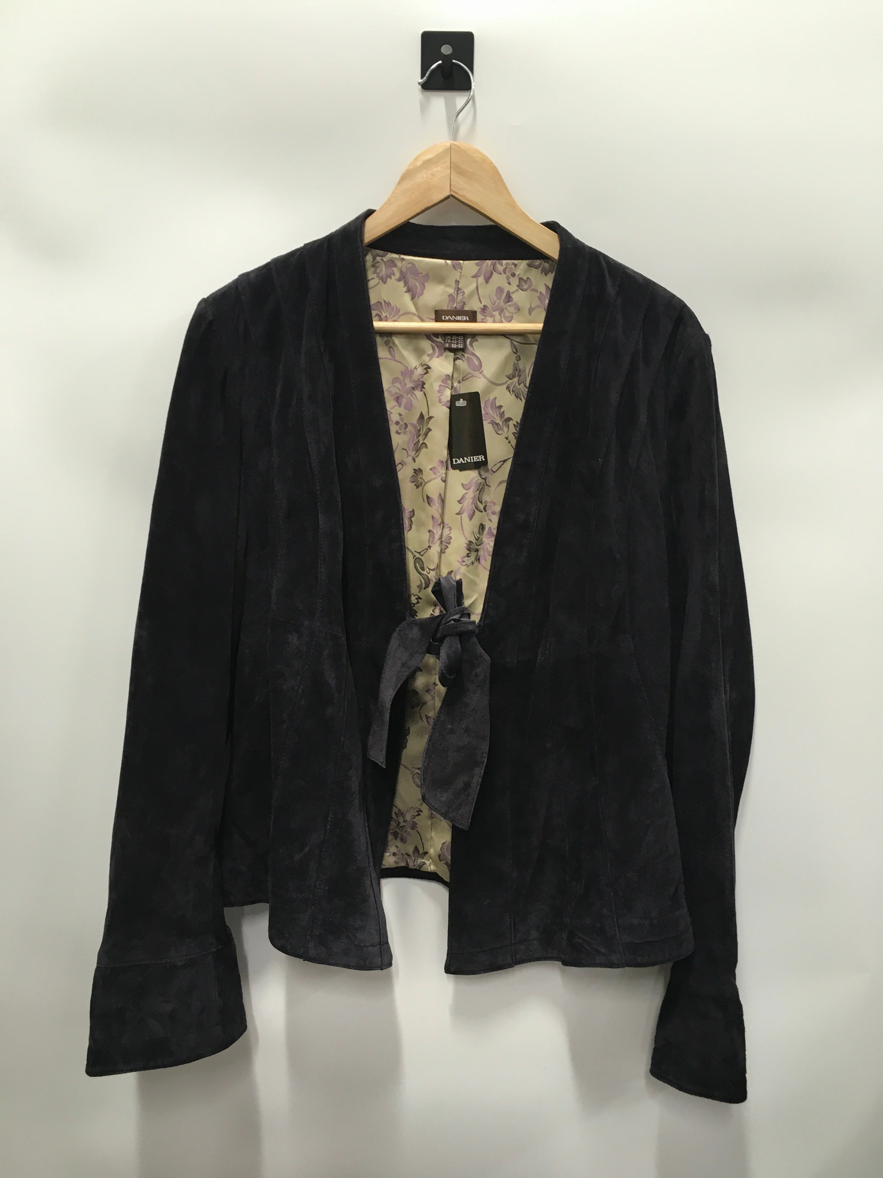 Tear Resistant Jacket Leather By Danier In Purple, Size: Xl