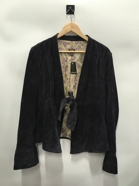 Tear Resistant Jacket Leather By Danier In Purple, Size: Xl