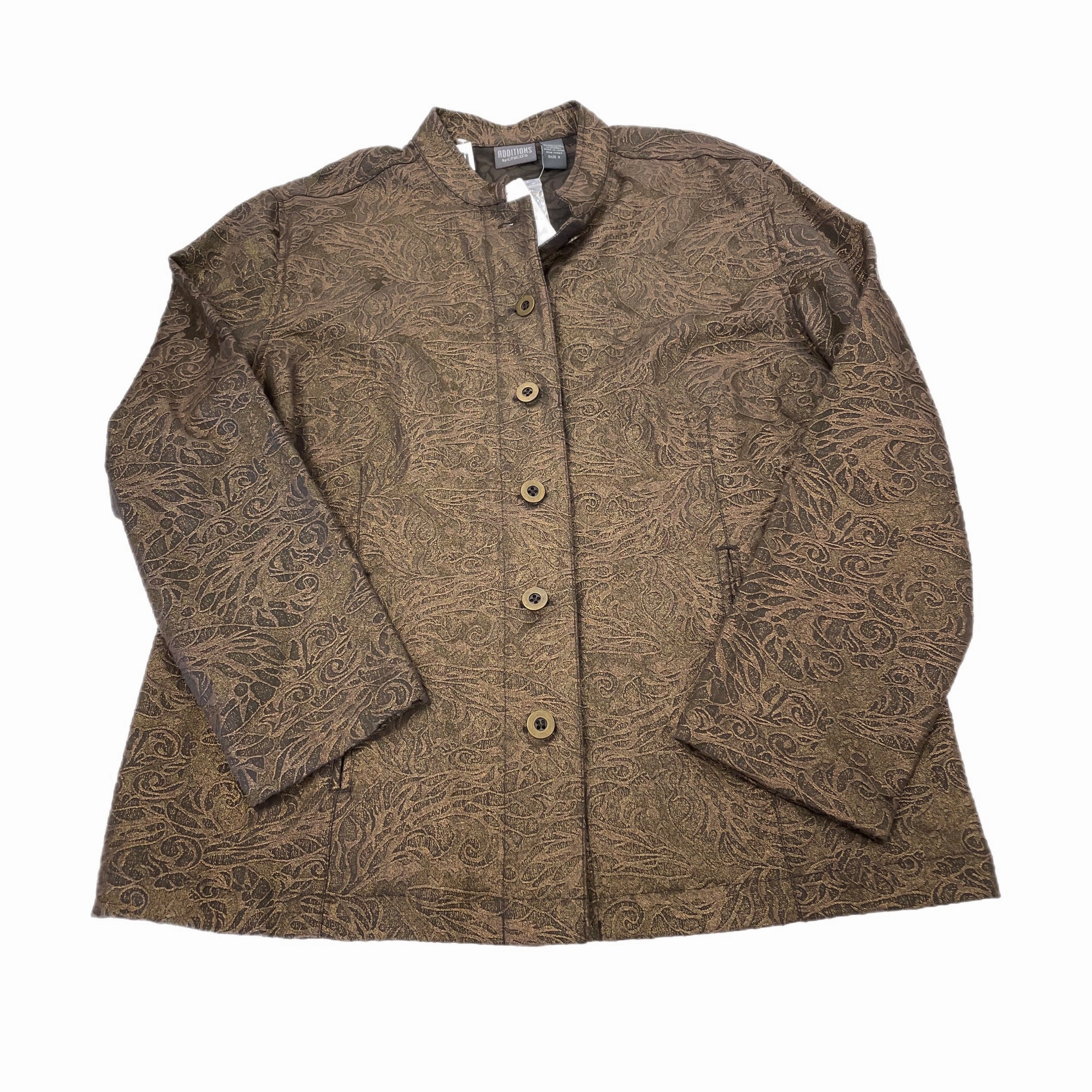 Multi Layer Design Anti Slip Shoulder Jacket Other By Chicos  additions Size: 3 (XL)