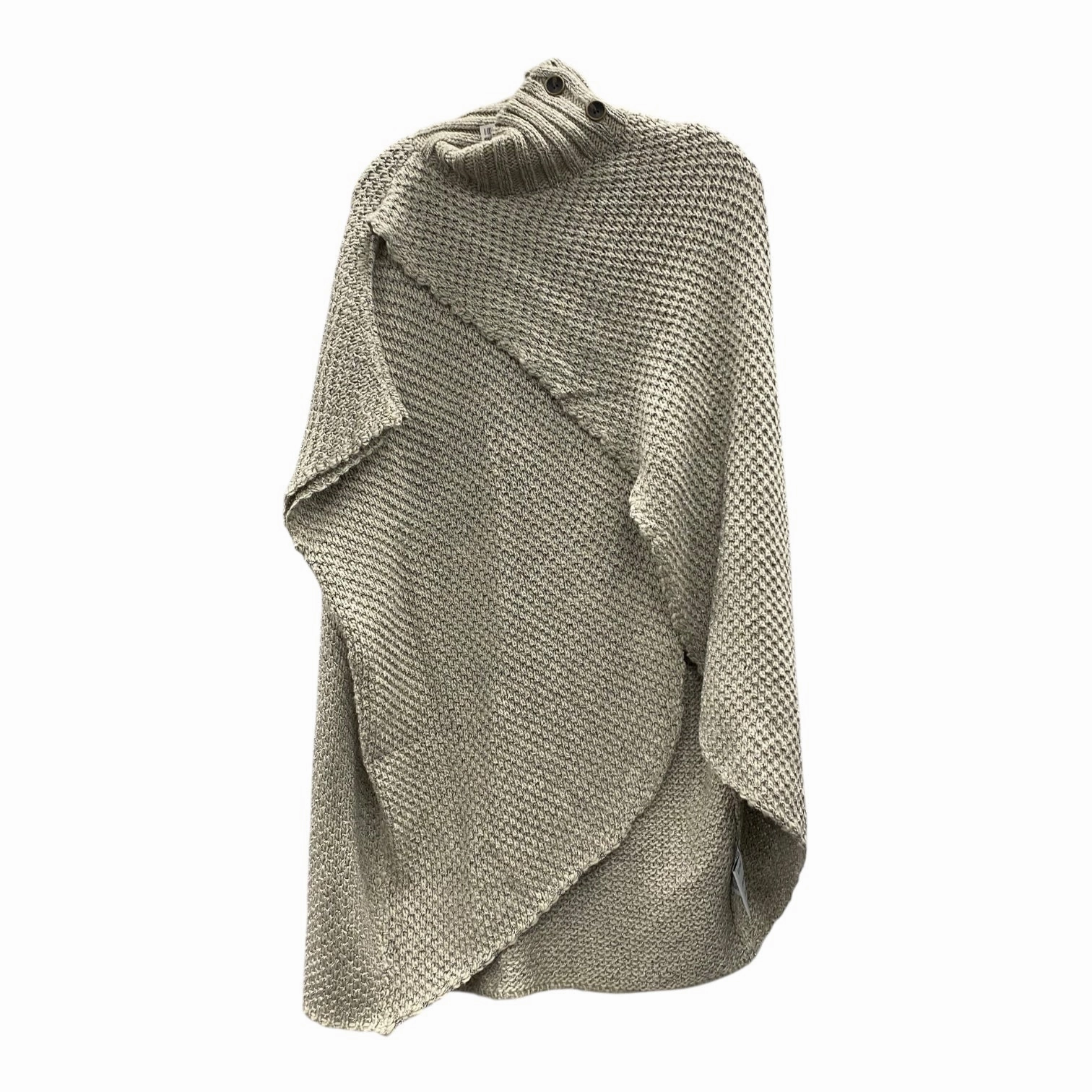 Multi pockets Poncho By Simply Noelle In Taupe, Size:0