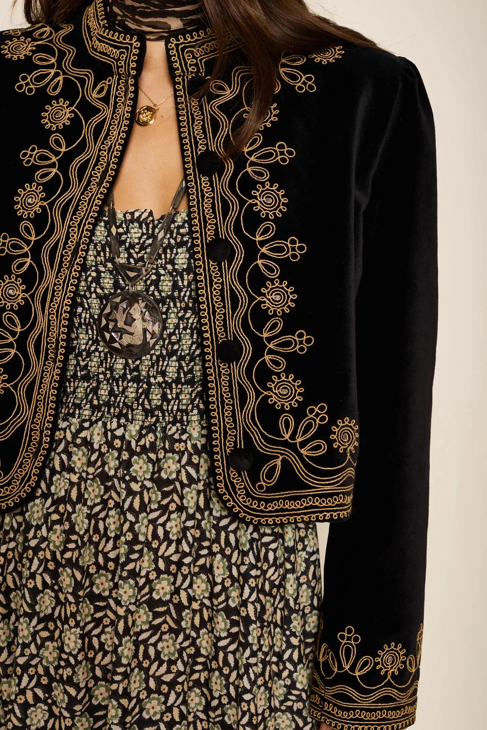 RIXO Denver Jacket in Black Seamless Technology