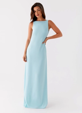 Chic Ensemble Quick Outfit Ronnie Maxi Dress - Blue