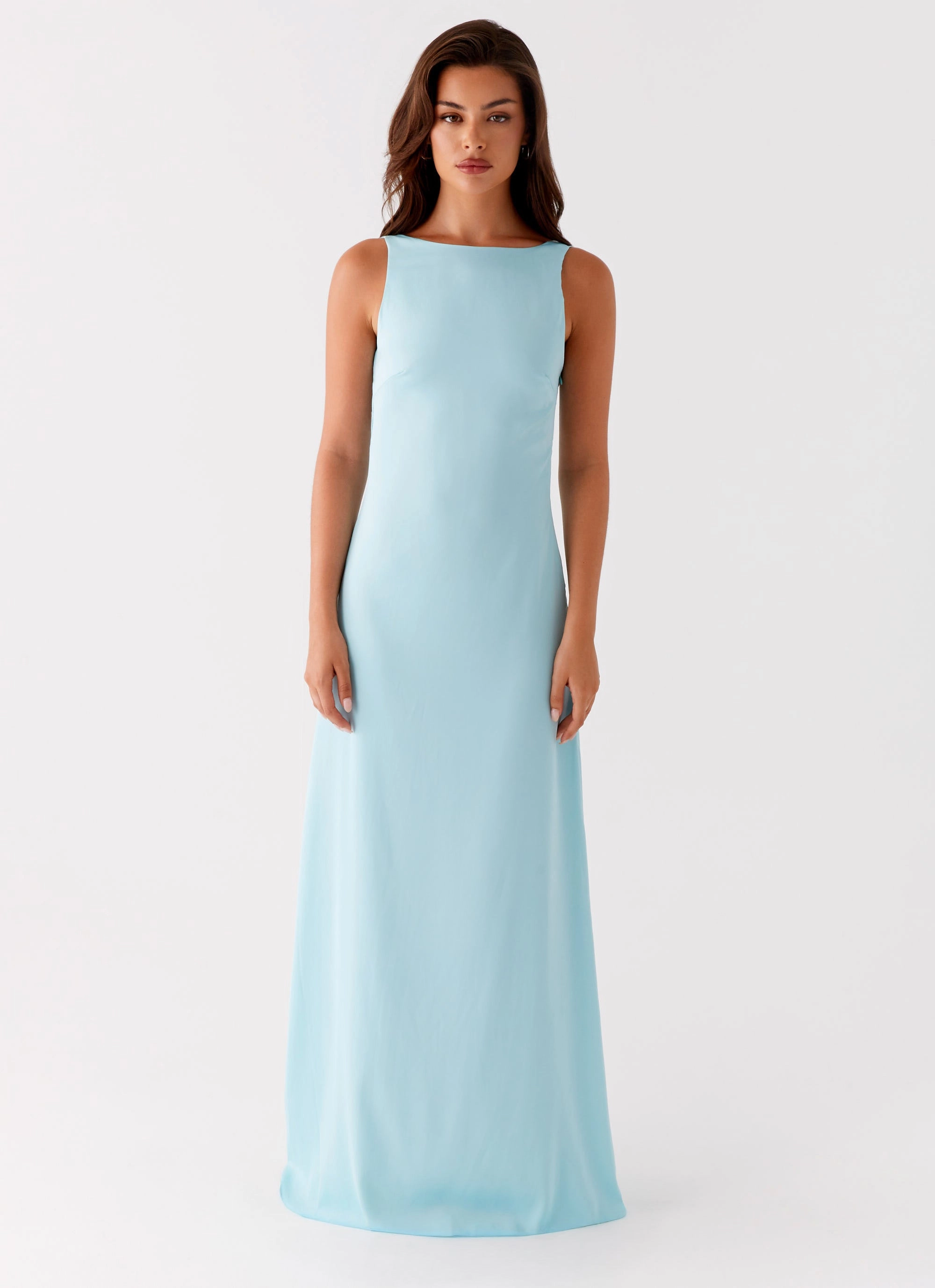 Ronnie Maxi Dress - Blue Halter neck Comfortable fit for outings