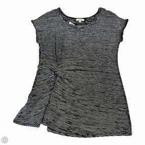 Top Short Sleeve By Max Studio In Black & White, Size: Xl Fashionable Look