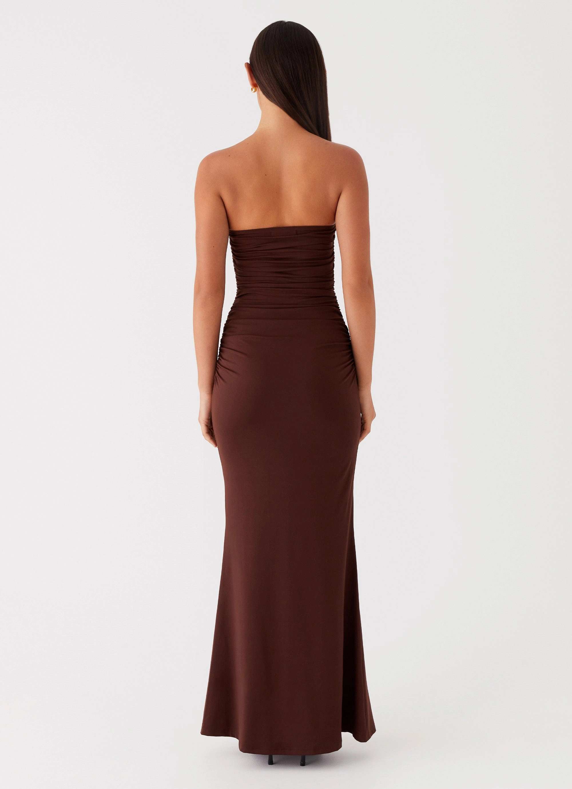 Coral Soft Rudy Maxi Dress - Brown