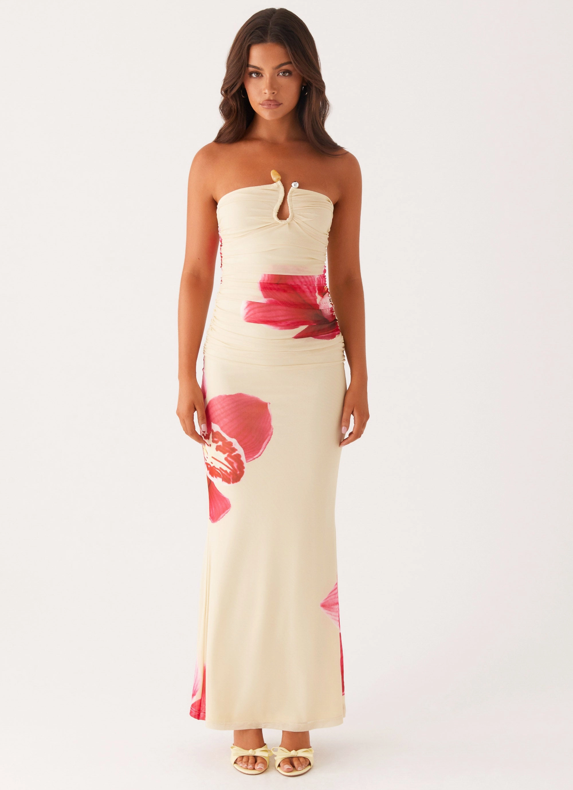 Rudy Maxi Dress - Orchid Yellow Photo Glow Refined Mood