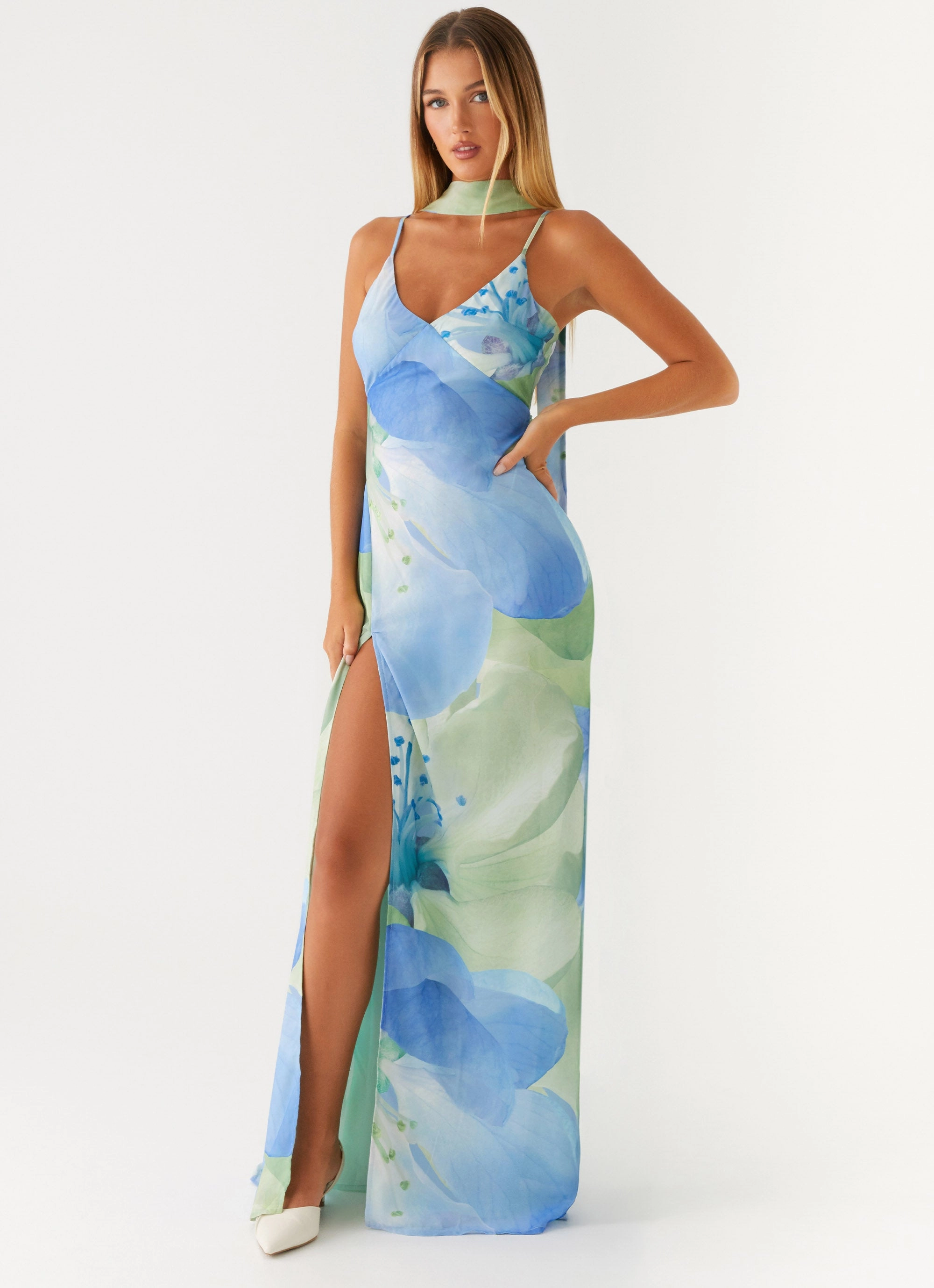 All Moments Sanctuary Maxi Dress - Flower Print
