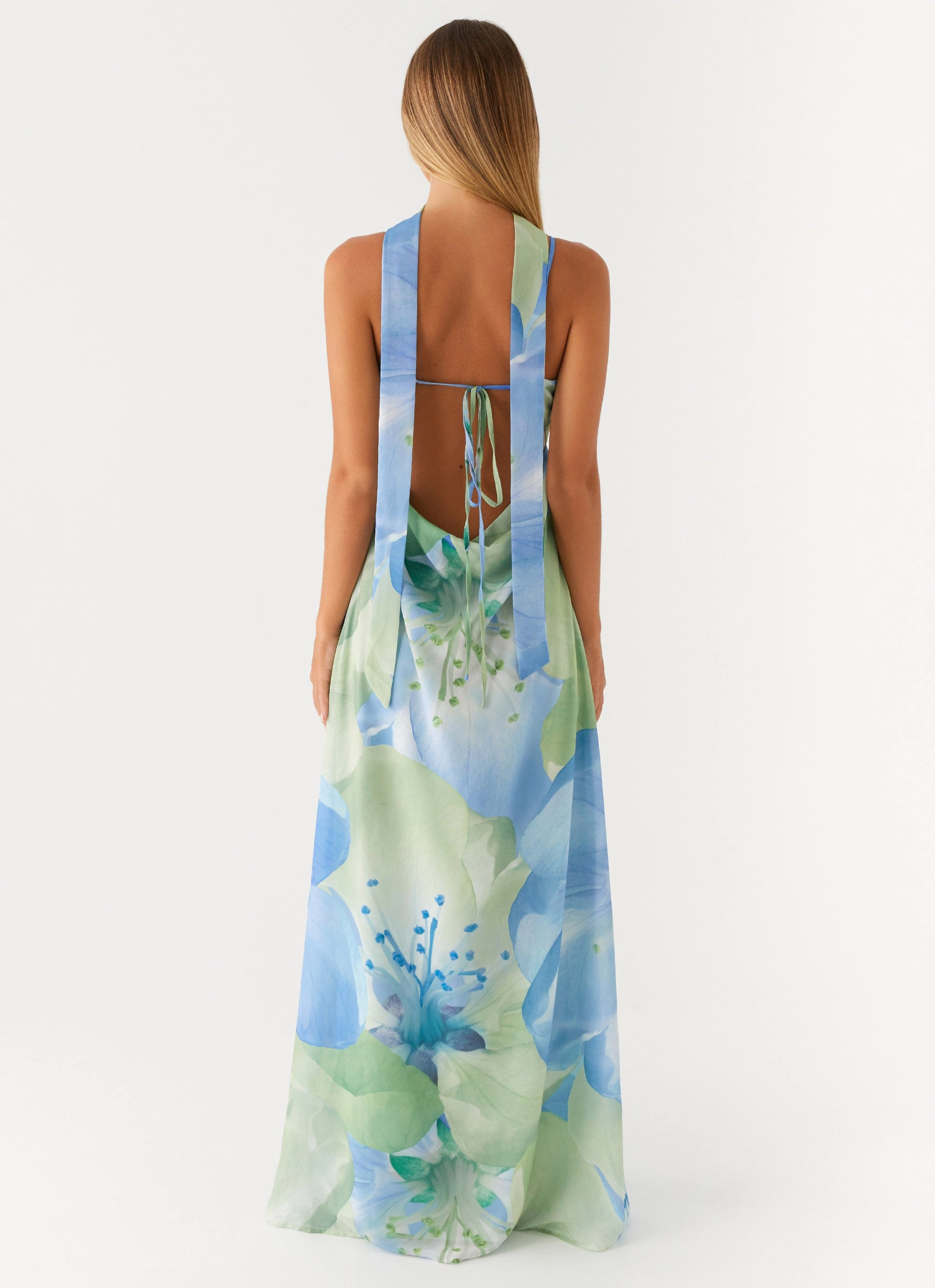 Sanctuary Maxi Dress - Flower Print Fresh Color
