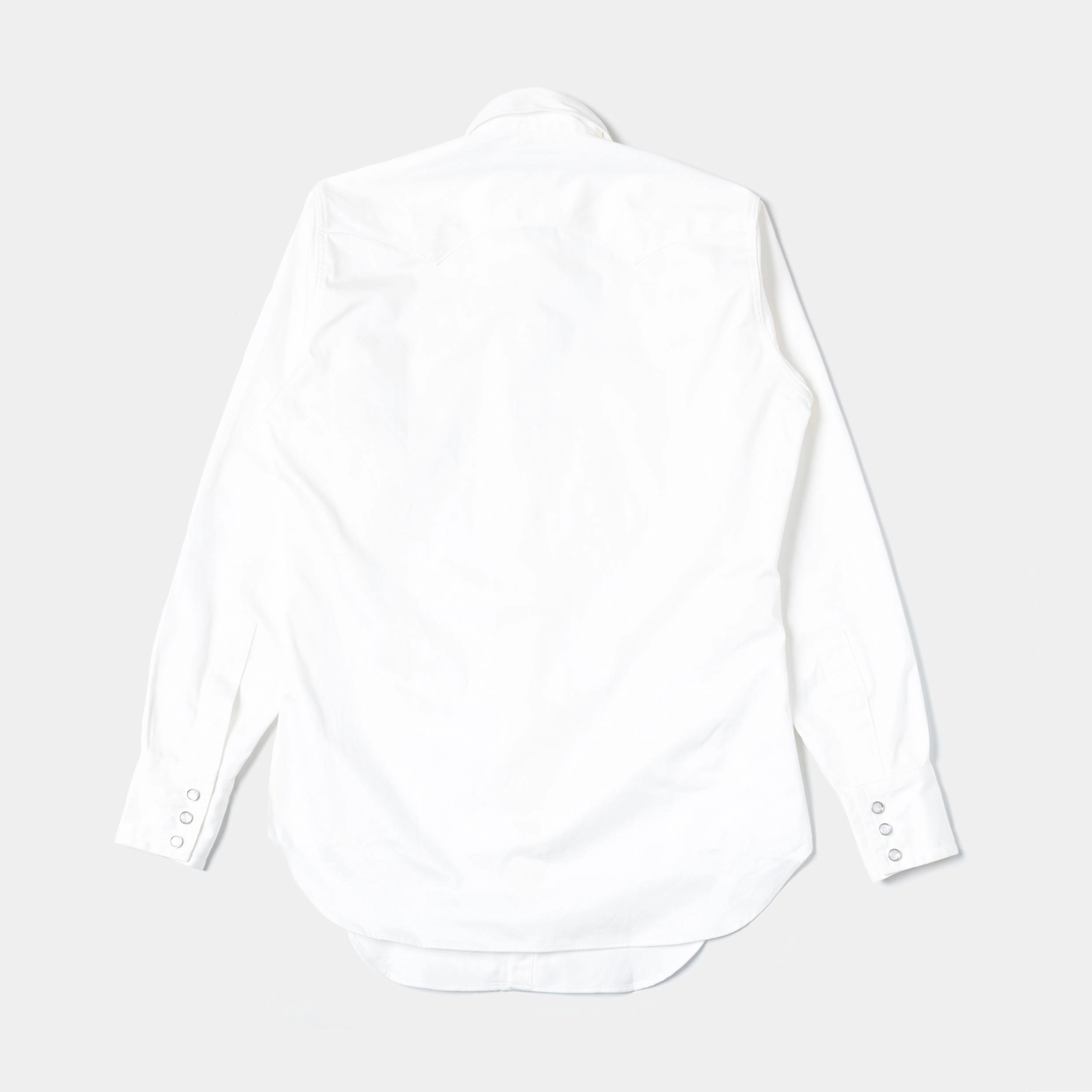 Sawtooth Westerner White Lightweight Weave Yoke Design