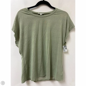 Light Stretch Top Short Sleeve By Clothes Mentor In Green, Size: Xl
