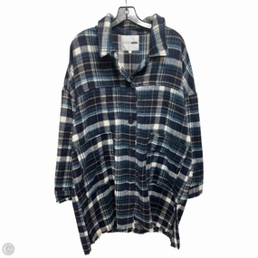 Extra Layer Piece ElasticizedWaistbandSystem Jacket Shirt By Fashion Nova In Plaid Pattern, Size: Xl
