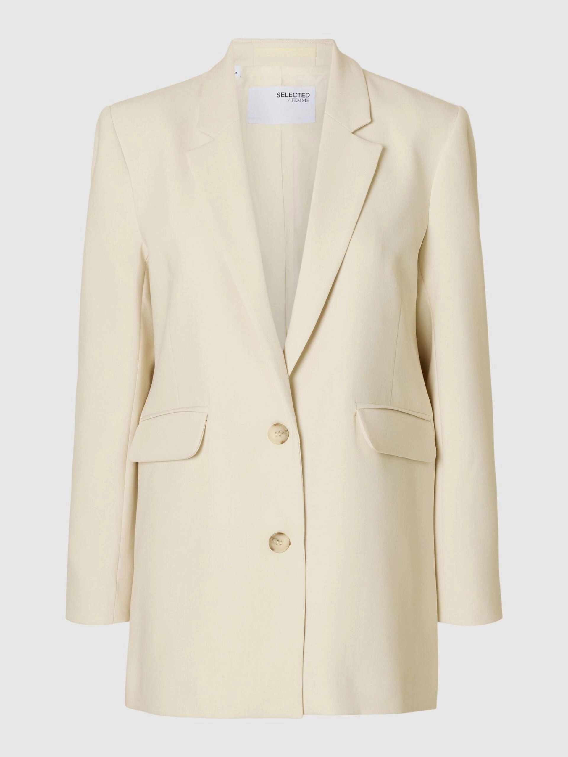Sunday Walk Style Sport Inspired Style SELECTED Rita Relaxed Blazer in Birch