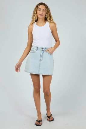 Budget Friendly Selina Denim Mini Skirt