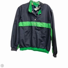 Jacket Windbreaker By Liz Claiborne In Navy, Size: M Breathable Design