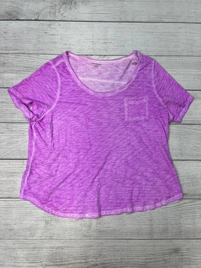Purple Top Short Sleeve Lane Bryant, Size 2x hypoallergenic