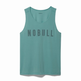 RibbedTrims FlexibleNeckline Men's NOBULL Tank