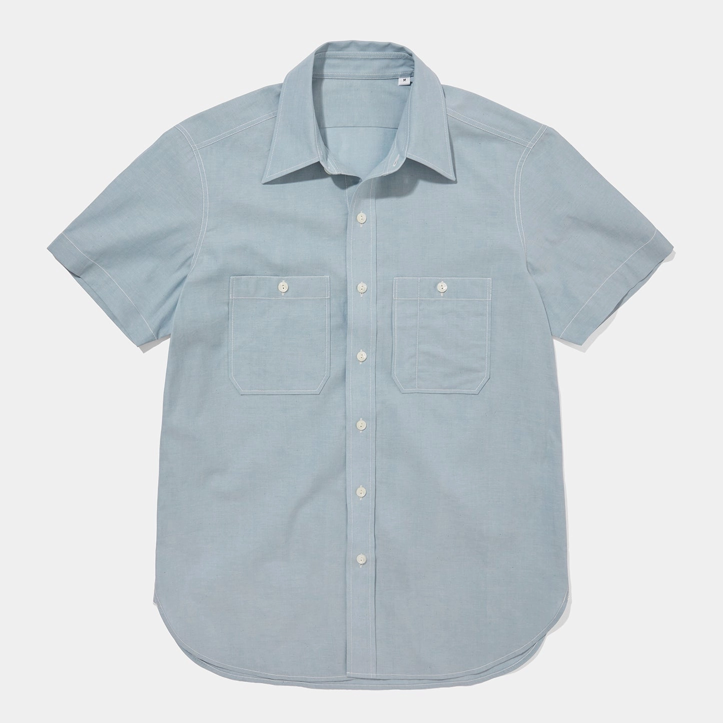 Creative Professional Luxurious Feel Short Sleeve Chambray USN Shirts