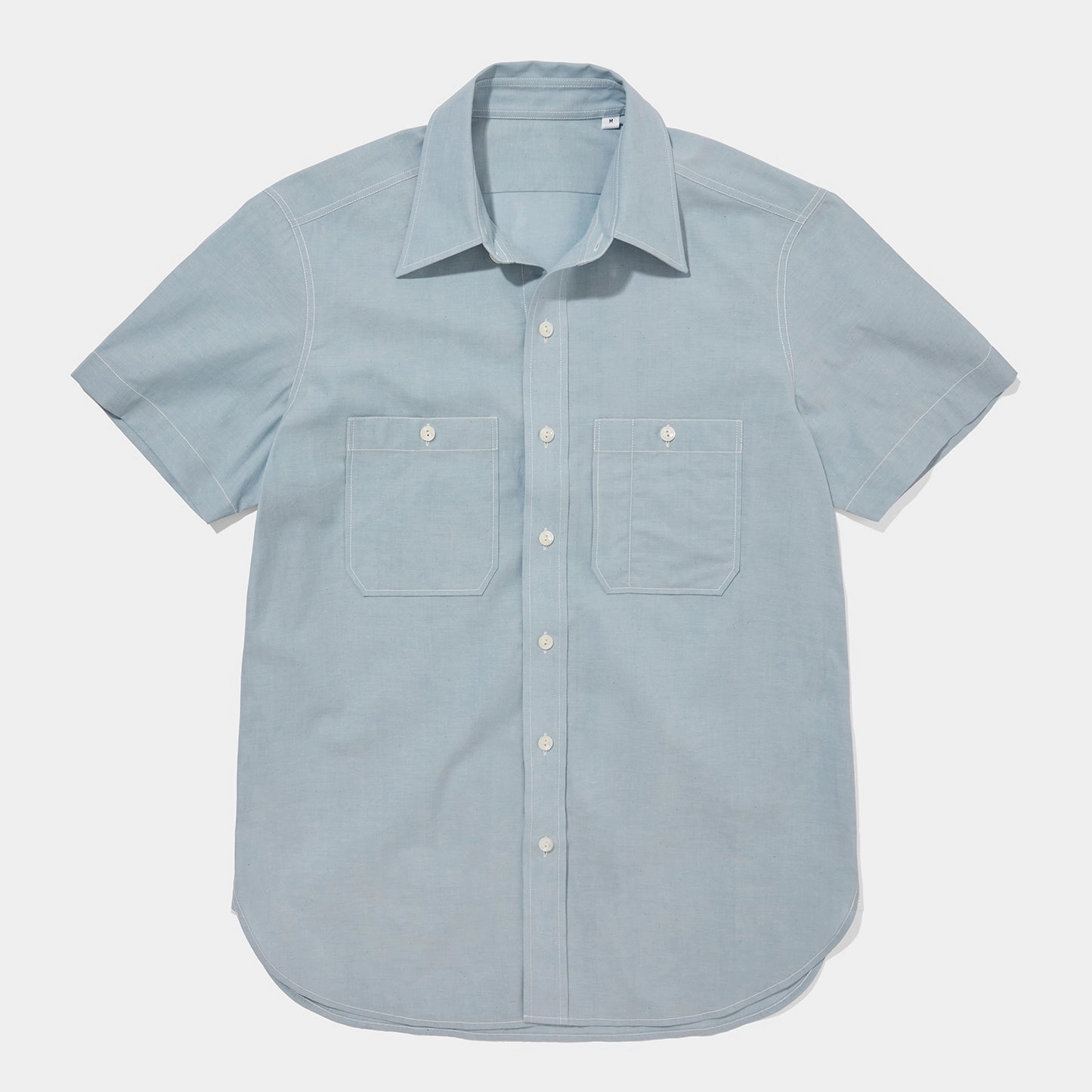 Functional Wear Poolside Lounge Short Sleeve Chambray USN Shirts