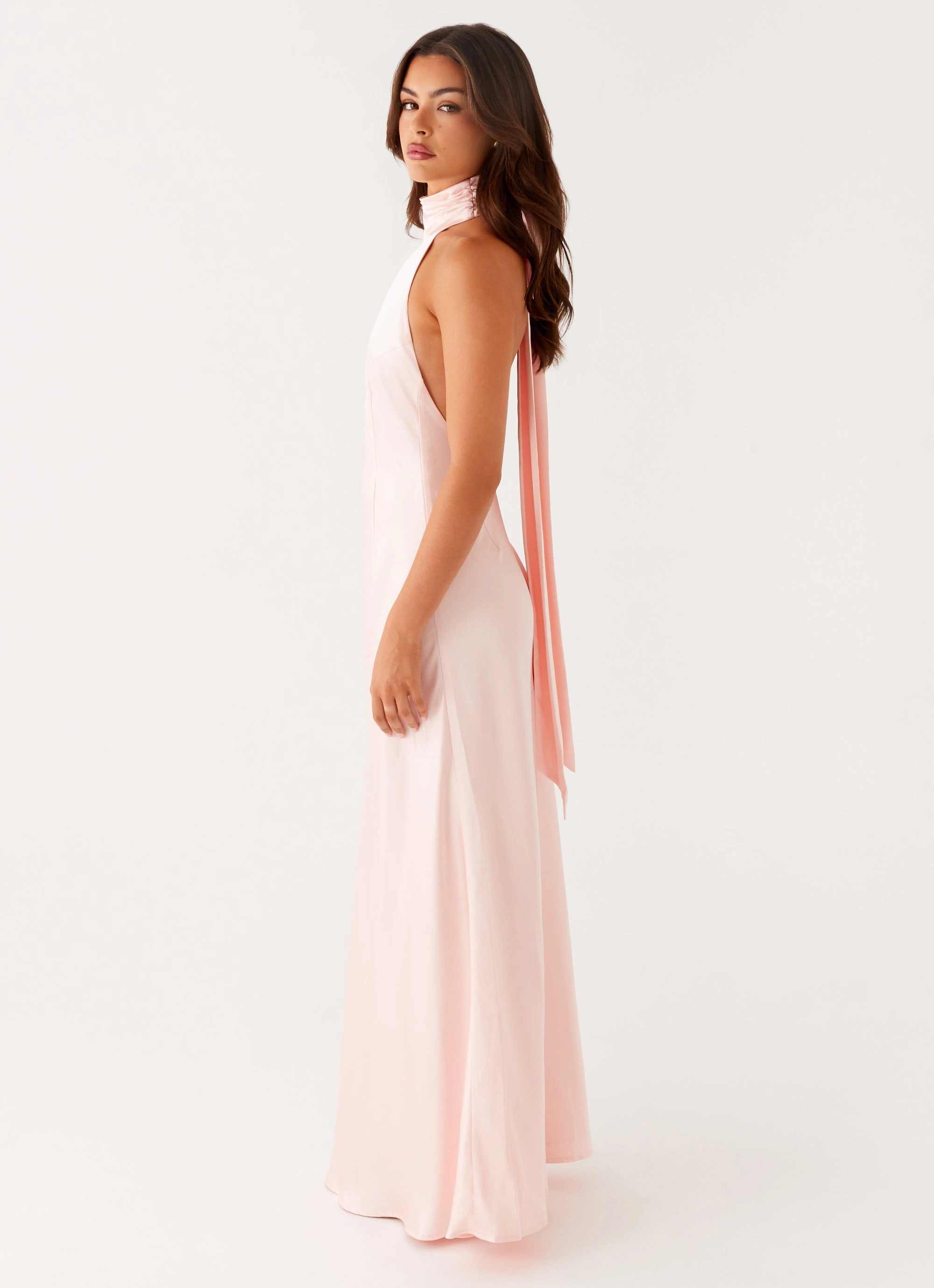 Siani Backless Maxi Dress - Pink All Inclusive