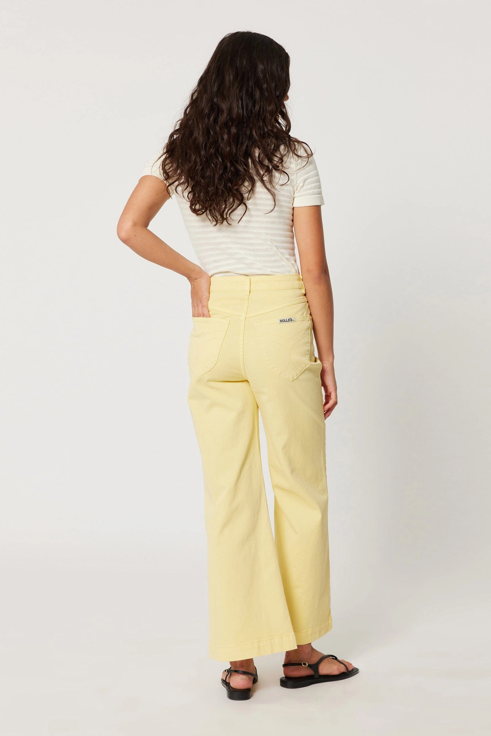 Sailor Limoncello Front Pocket Long Denim Jean Sporty Cut Rubberized grip