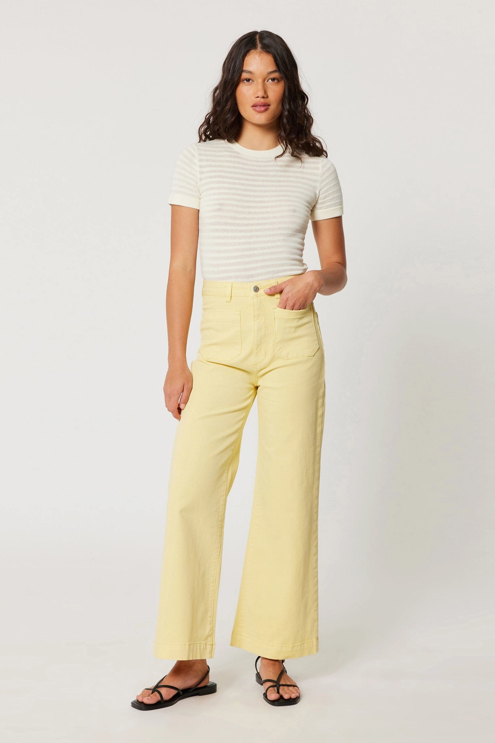 Sailor Limoncello Front Pocket Long Denim Jean AntiStaticFinish