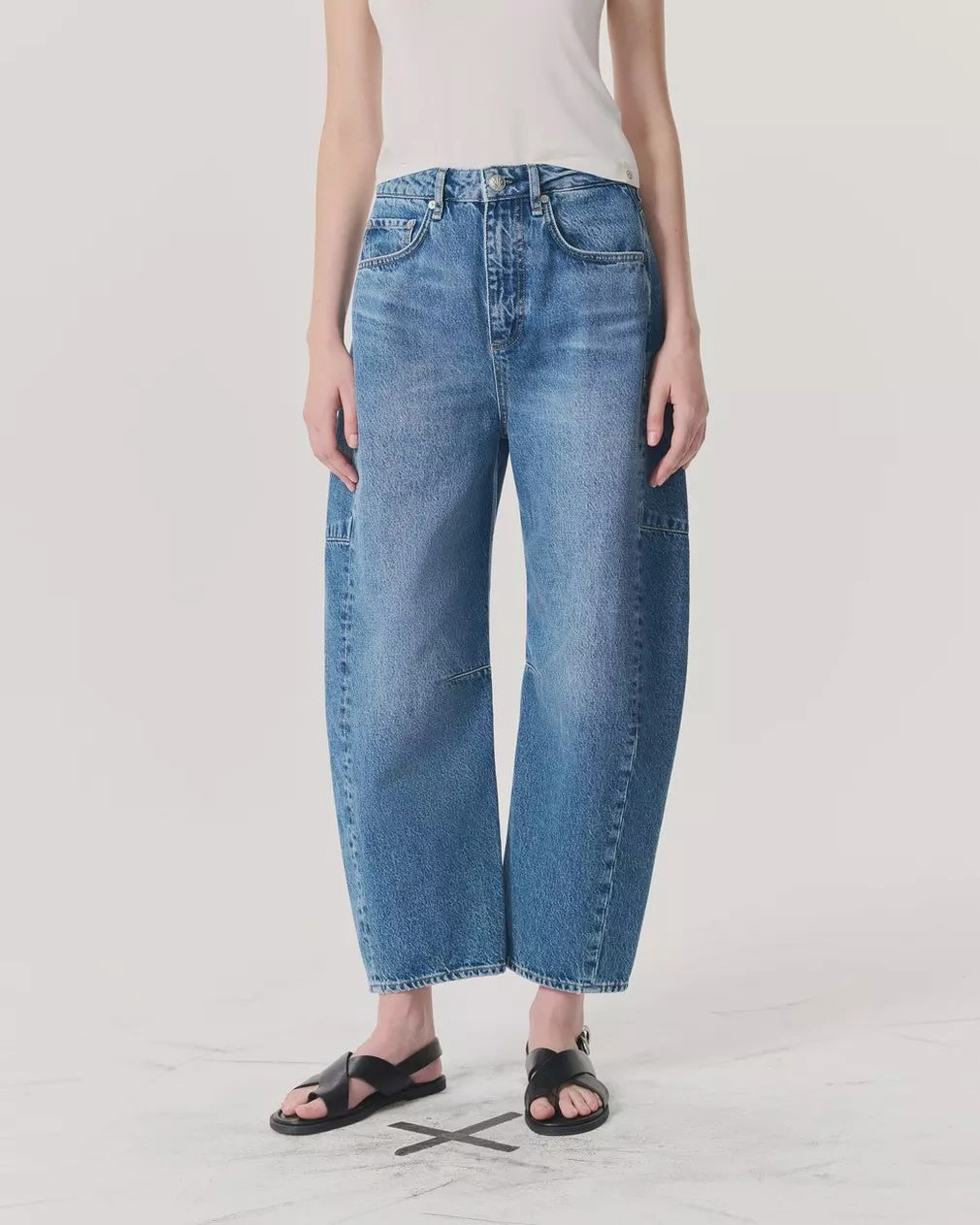 Moisture Wicking Lining R&B Charlie High Rise Barrel in Accord