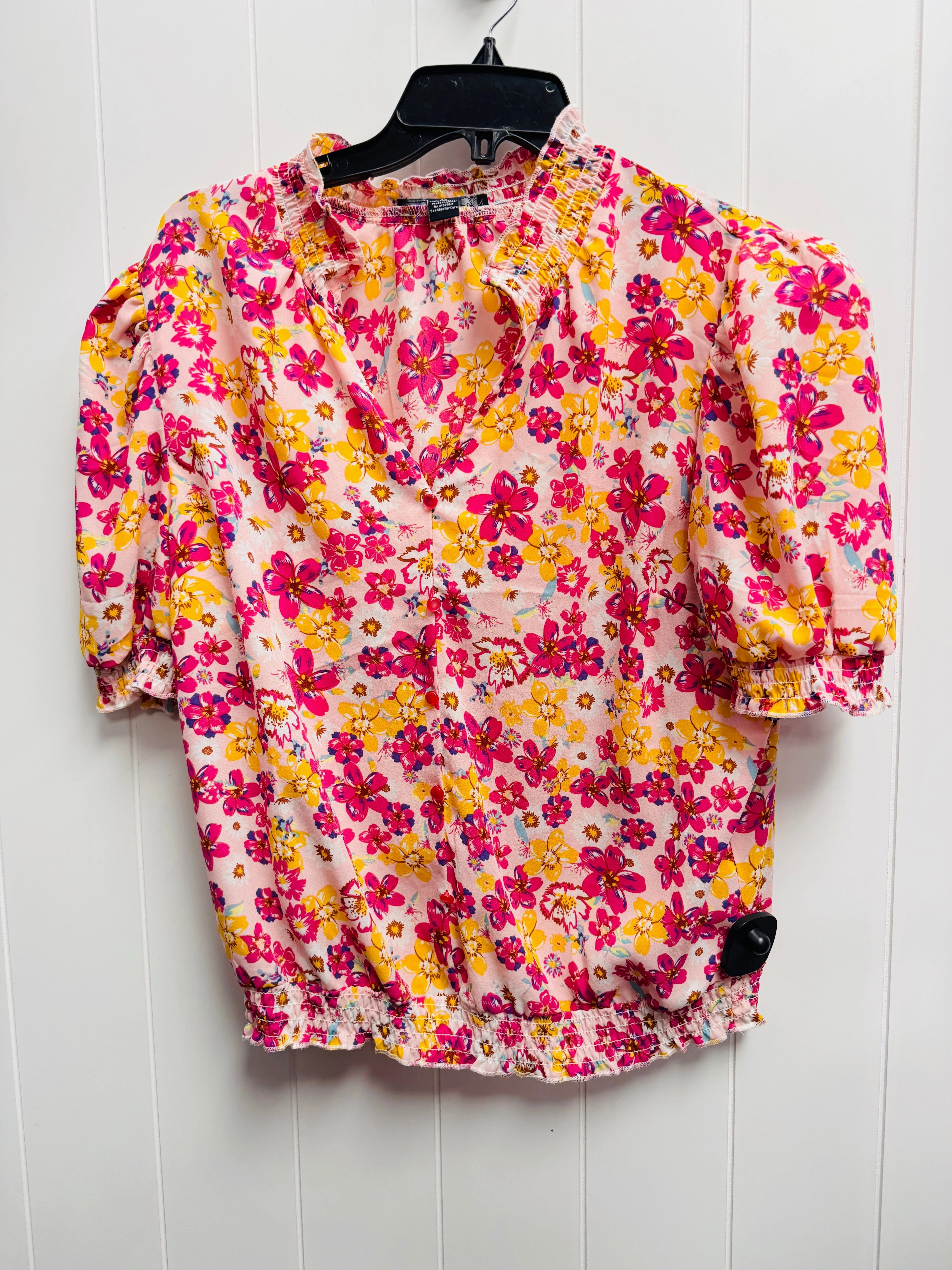 Top Short Sleeve By : A LOVE STORY  In Purple, Size: Xl Athletic Comfort Wear