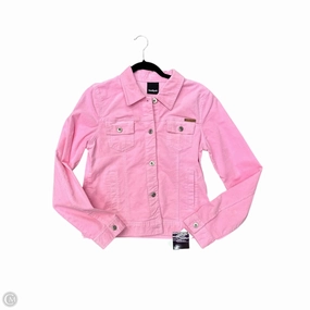 Jacket Denim By Clothes Mentor In Pink, Size: Xl Reflective Bands