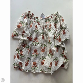 All-Season Comfort Travel Friendly Top Short Sleeve By Old Gringo In Floral Print, Size: 2x