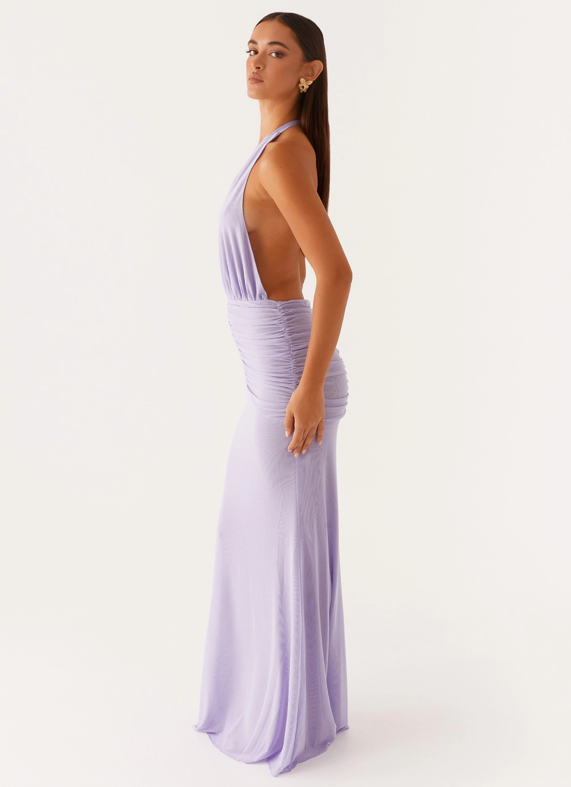 Light Outfit Elegant holiday wear Places To Be Maxi Dress - Lilac