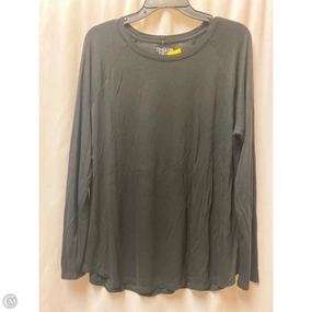 Comfy and Soft Top Short Sleeve By Time And Tru In Black, Size: Xxl