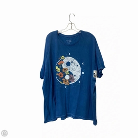 Top Short Sleeve Basic By Clothes Mentor In Blue, Size: 3x Sporty essentials