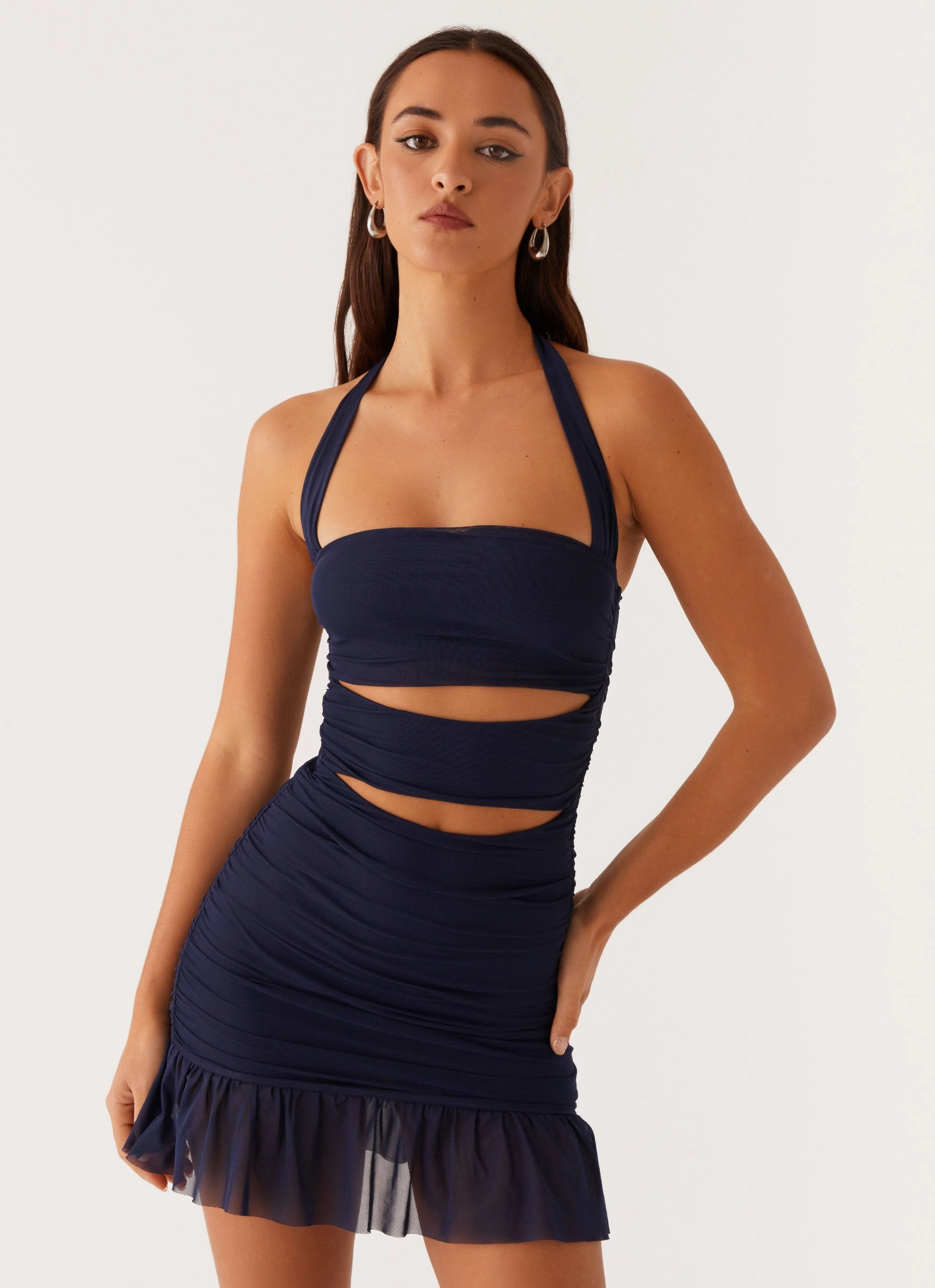 Soft Colorway Devyn Mini Dress - Navy