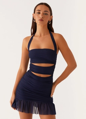 Soft Colorway Devyn Mini Dress - Navy