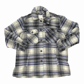 Odor Control Finish Jacket Other By H&M In Plaid Pattern, Size:S
