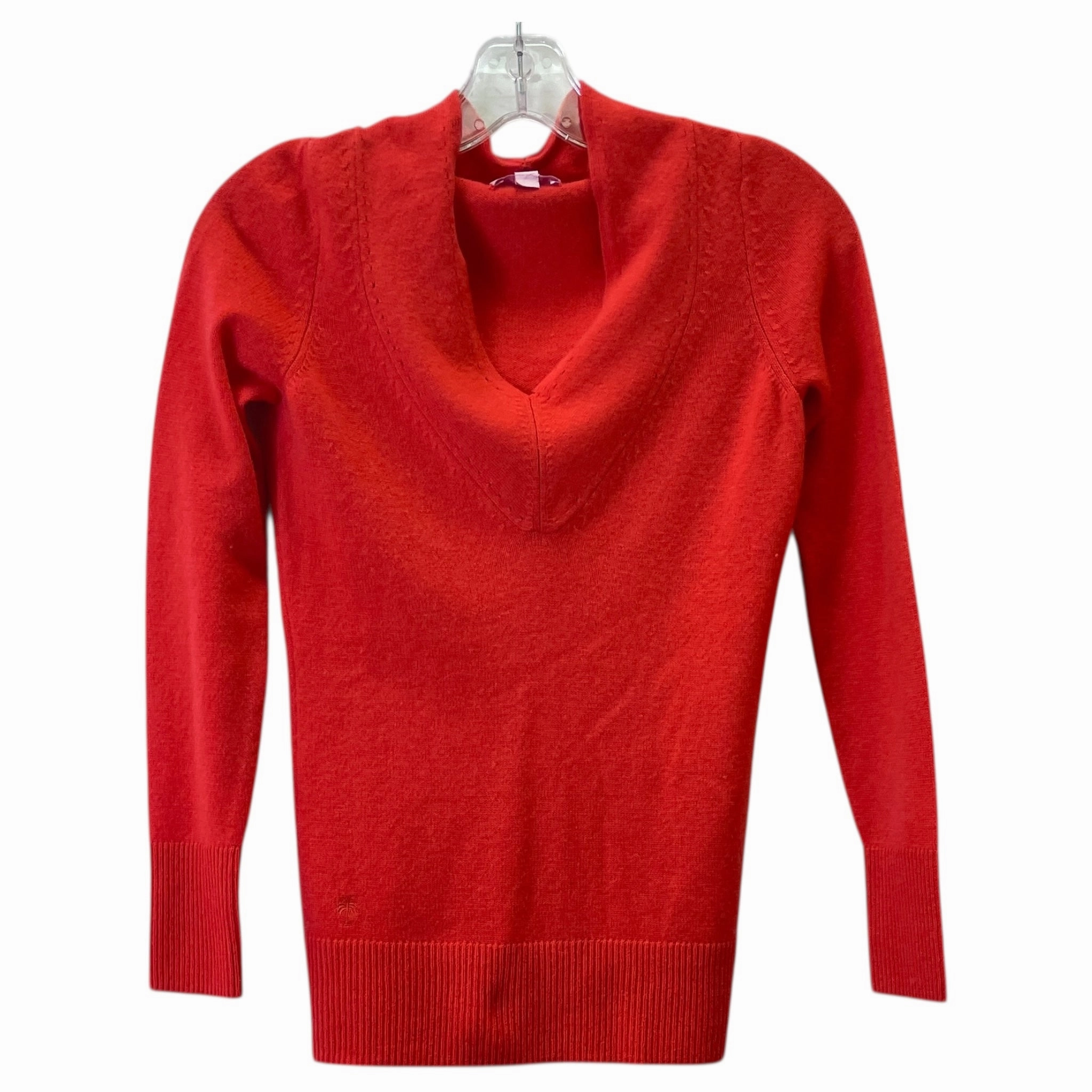 Sweater Designer By Lilly Pulitzer In Orange, Size:Xs Layering Options Light Stretch Wear