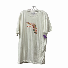 Top Ss By Vera Bradley In White, Size:2X Soft Base UV protected