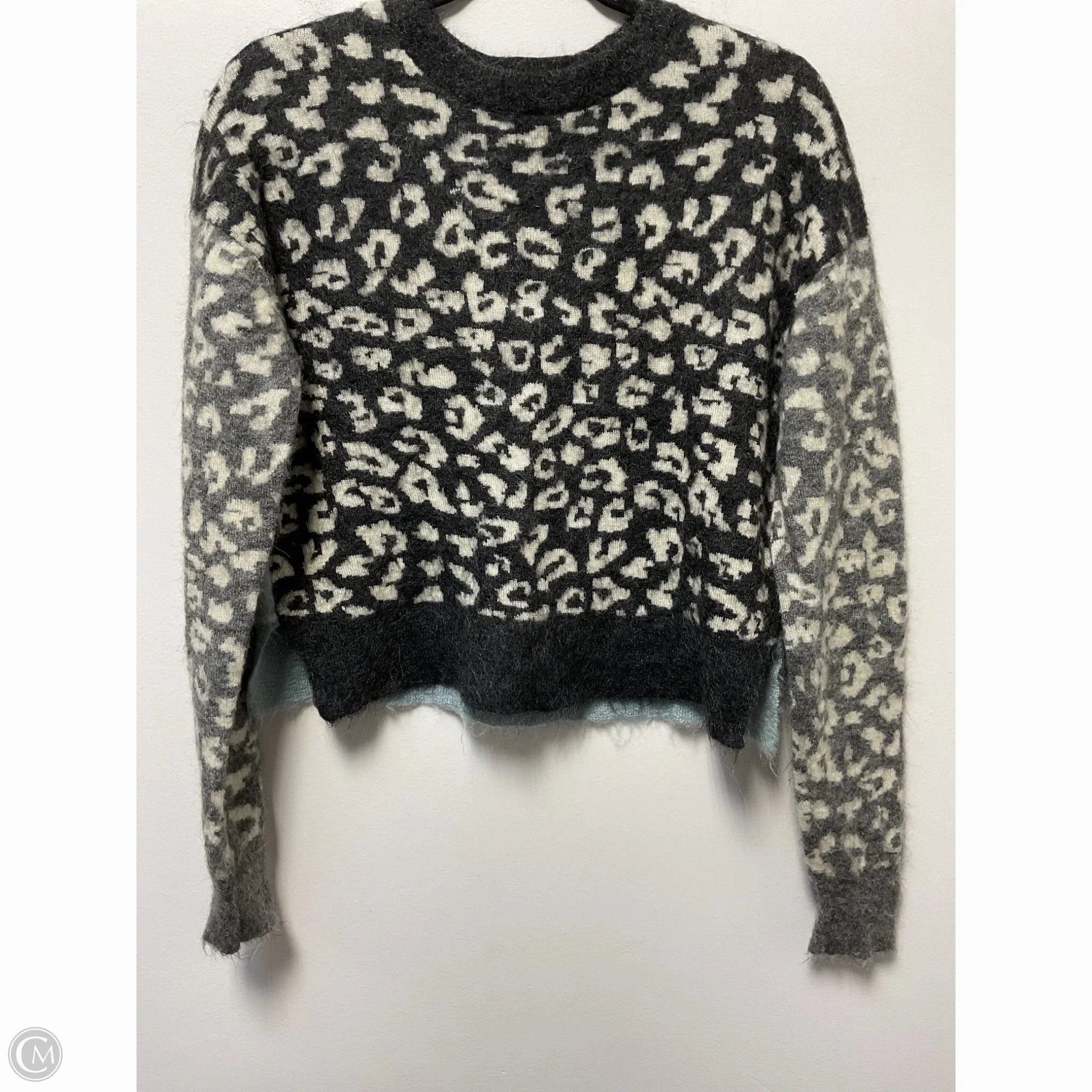 Thermal regulation Sweater Designer By All Saints In Black & Cream, Size: Xs