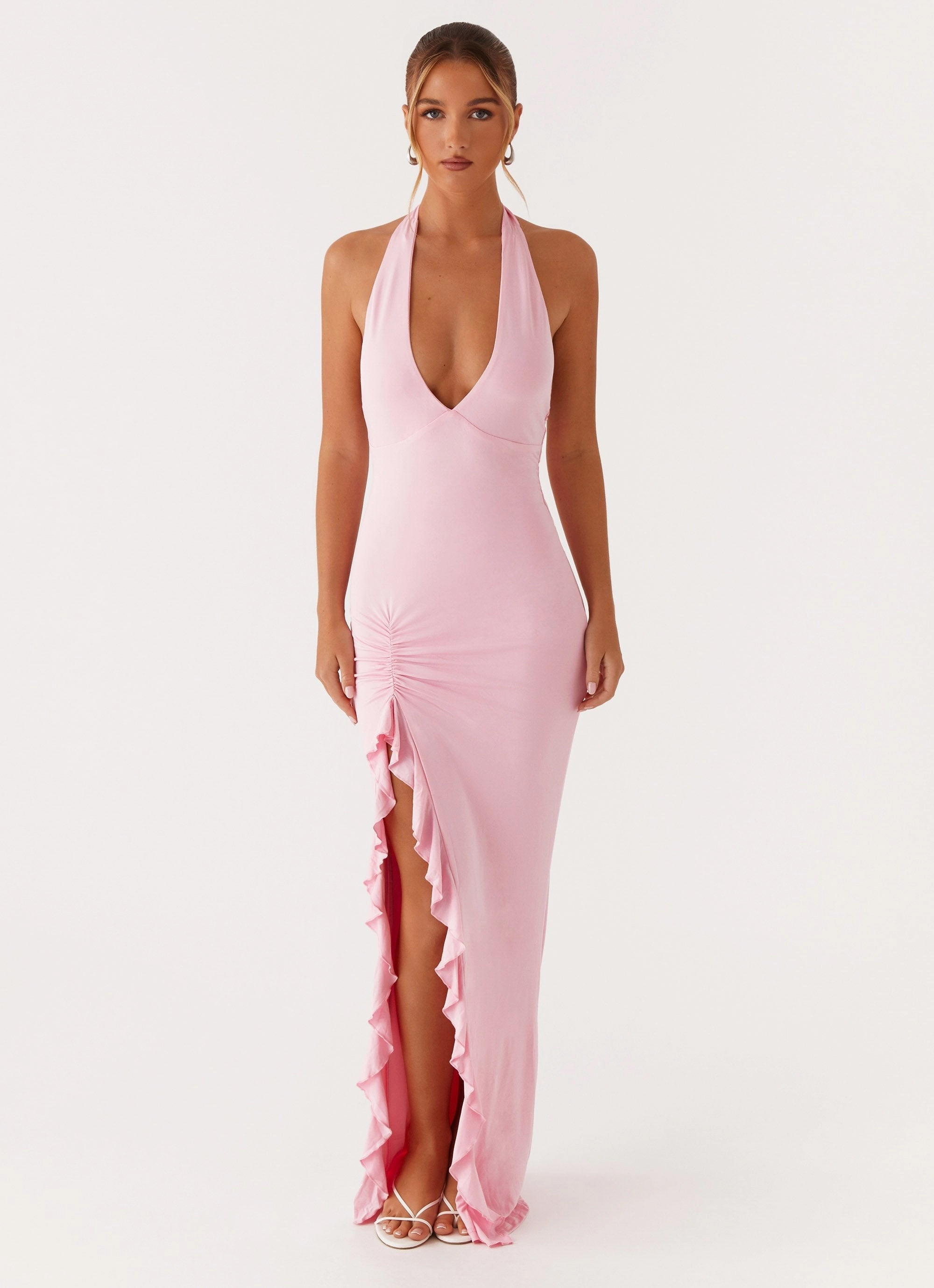 Charmed By You Maxi Dress - Pink Skin Tone