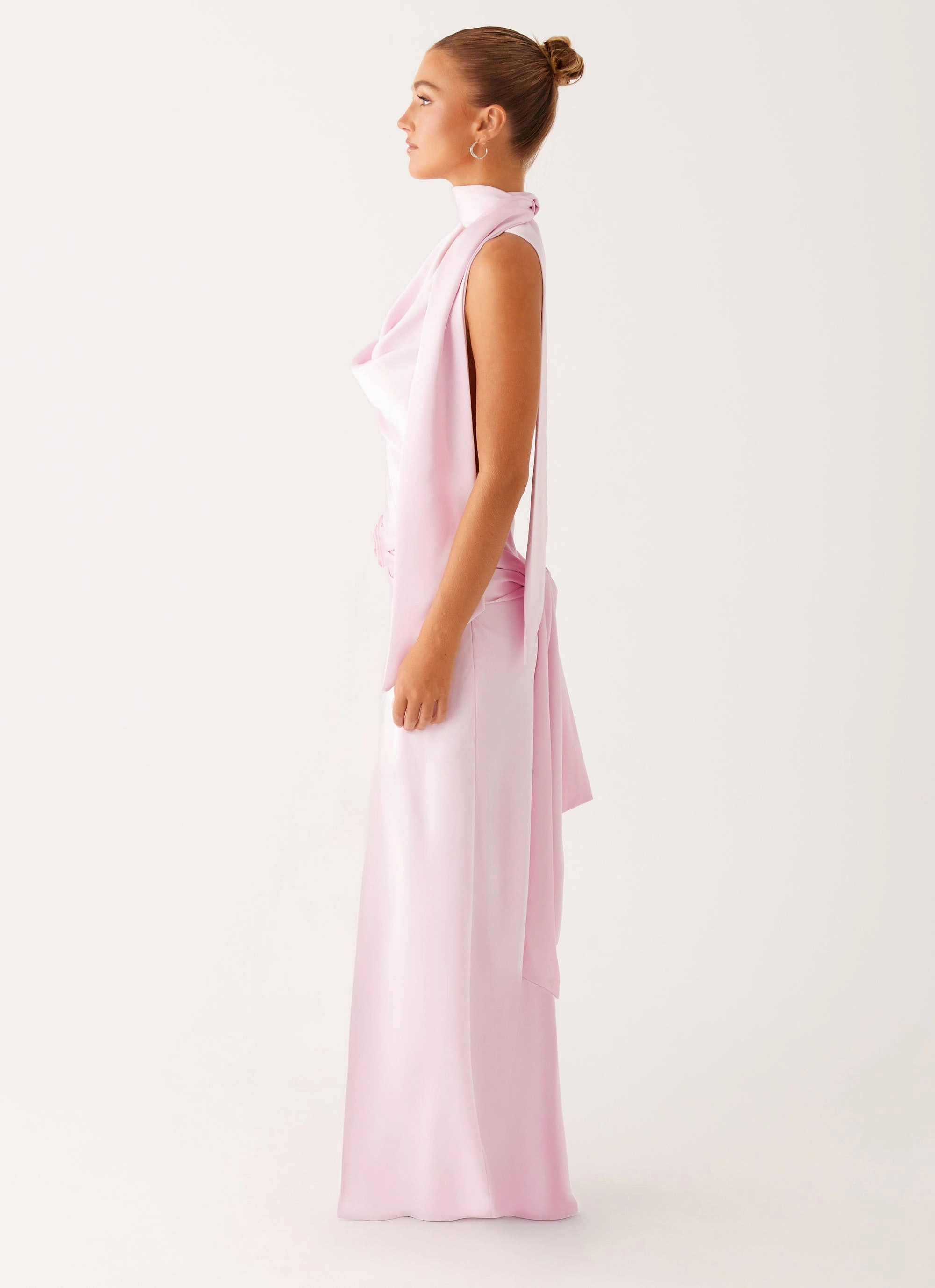 Imani Maxi Dress - Pink Autumn-Season Fall Flow