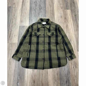 Heat Reflective Layer Jacket Shirt By Lucky Brand In Plaid Pattern, Size: L