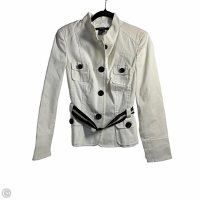 Jacket Denim By Zara Basic In Cream Denim, Size: Xl OdorControlTreatment