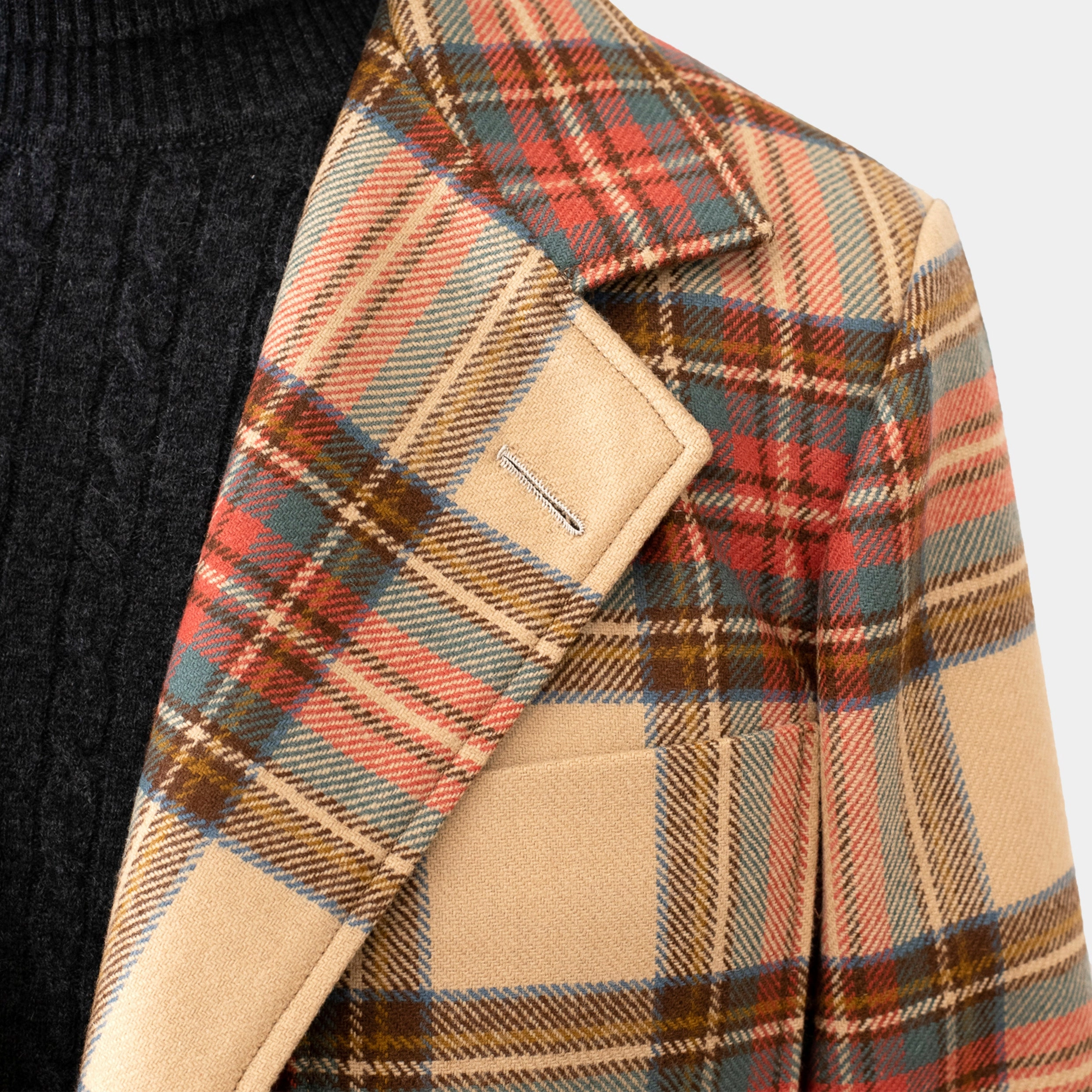 AdjustableHood Ultra Lightweight Design Easy Jacket Plaid