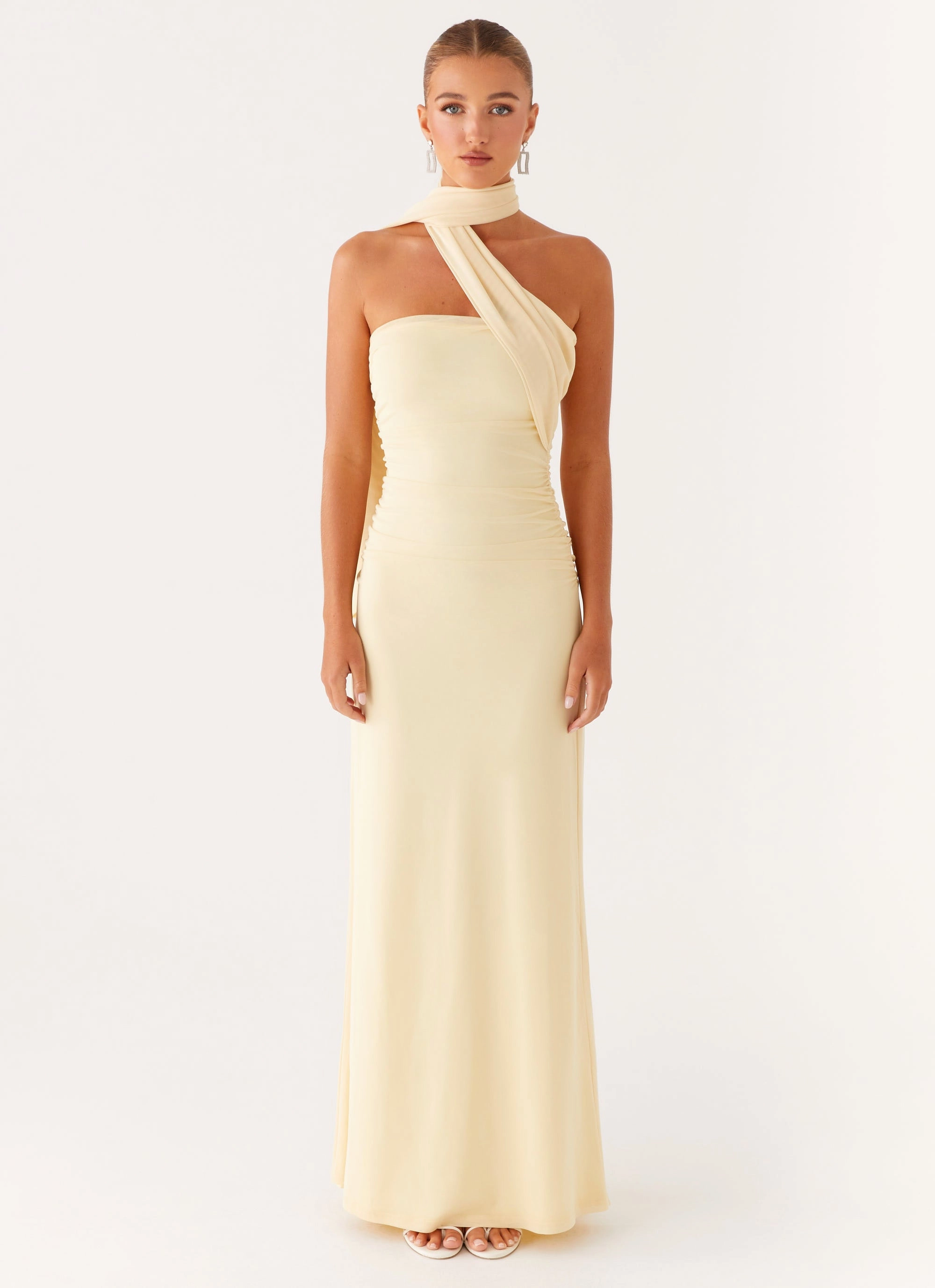 Versatile sundress Sleek and Sleek Songbird Maxi Dress - Yellow